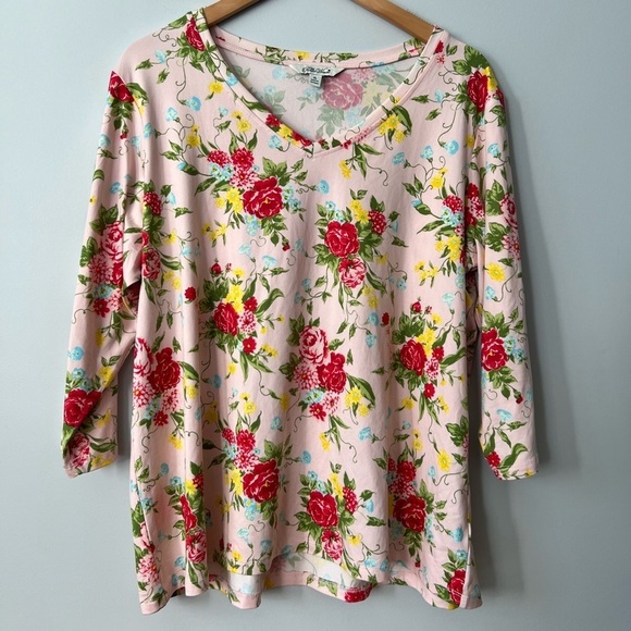 The Pioneer Woman Long Sleeve Top | Floral | Size XL - Picture 1 of 6